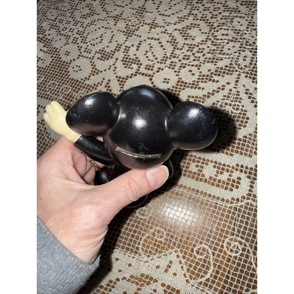 Vintage Mickey Mouse Plastic‎ Bank 5.5" Walt Disney World Productions - Picture 8 of 9
